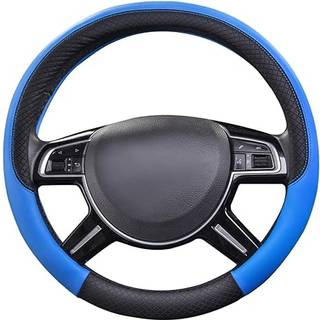 Bilpas linje rytter mikrofiber l?der sporty ratted?ksel universal pasninger til 95% lastbil SUV biler 14,5-15 tommer anti-slip sikkerhed behageli