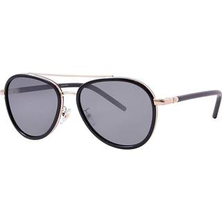 Tory Burch TY6089 33056V 57 Solbriller Kvinder Black - Black Pale Gold - 57mm