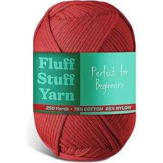 Bl?dt garn til h?kling-h?klet og strikgarn begyndergarn med let at se sting 250 yds amigurumi garn bomuld-nylon blanding tshirt garn til h?kling