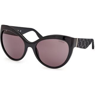 Guess GU00130 01A 61 Solbriller Kvinder Black - Shiny Black - 61mm