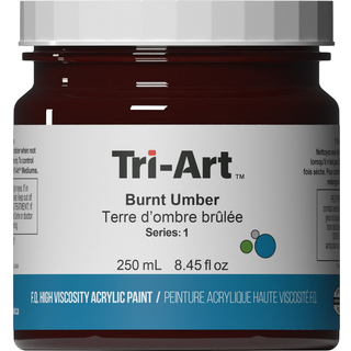 Tri-Art High Viscosity akrylfarve 250 ml Burnt Umber