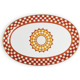 La DoubleJ Tableware - 'Apollo' oval platter, multicolor in multicolor 100% Porcelain