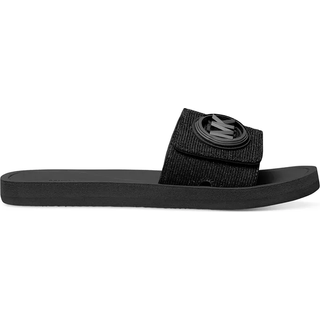 Michael Kors Women's Mk Charm Slide Sport Sandal Black 7