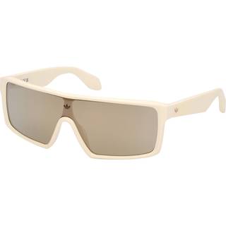 Adidas Unisex OR0114 21G Solbriller Acetat Hvid Brun Maske Normal Spejl
