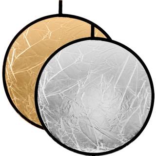 Caruba 2-i-1 Reflector 80 cm guld/sølv