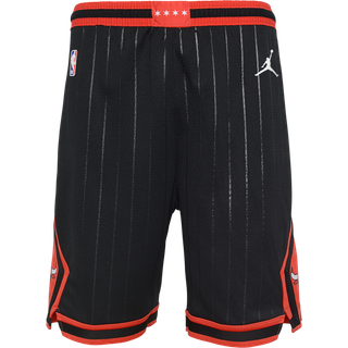 Chicago Bulls Statement Edition-NBA Swingman-Jordan-basketballshorts til større børn - sort