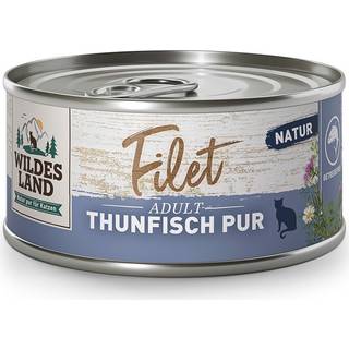 Wildes Land Vådfoder - Ren tunfiskefilet 136.88 DKK/1 kg (12 x 80.0g)