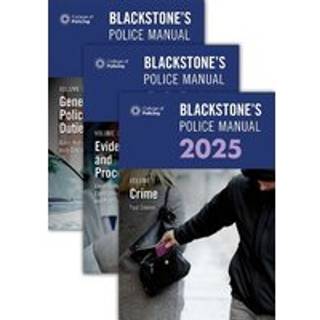 Blackstone's Police Manuals 2025 Three Volume Set
