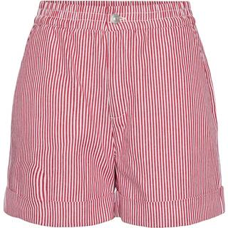 PIECES dame shorts PCALLO - Salsa Cloud dancer stripes - M