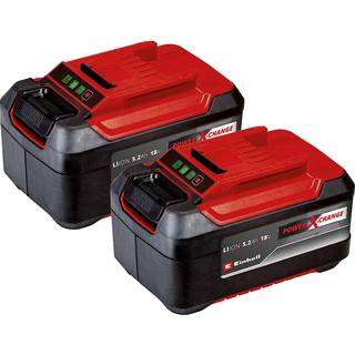 Einhell Power-X-Change PLUS batteri 18V 5.2Ah - 2 pak