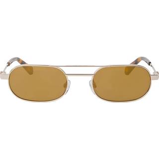 Off-White Unisex OERI123 Vaiden 7676 gold gold Solbriller Metal Guld Guld Rund Normal