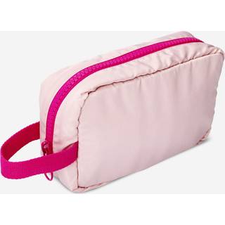 Pink kosmetiktaske med rem