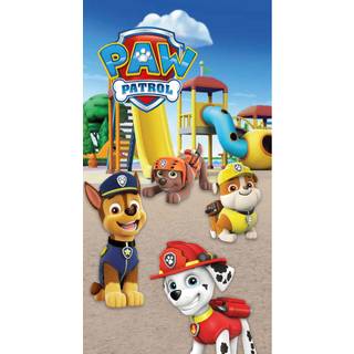 Badehåndklæde - 70x140 cm - Paw Patrol - Klar til leg - 100% Bomuld