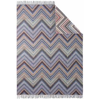 Missoni Home Chevron Plaid /flerfarvet 130x190 Cm - Plaider & Tæpper Uld Sort - 1D3PL99005