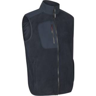 ID Bonded Herre Vest m. fleece - Navy - S