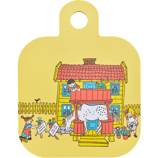 Muurla Pippi Chop & Serve skærebræt 25x32 cm Villa villekulla