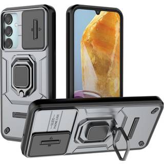 EIDERWOOD Samsung Galaxy M15 (5G) Håndværker Bagside Cover m. Magnetisk Kickstand & Cam Slider - Grå
