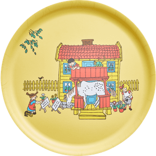 Muurla Pippi Bakke Villa Villekulla 35 Cm - Bakker Birkefinér Gul - 2400-350-06