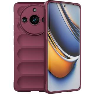EIDERWOOD Realme 11 Pro+ 5G / 11 Pro 5G Fleksibelt Plastik Cover - Vinrød