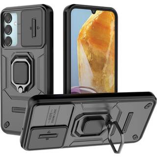 EIDERWOOD Samsung Galaxy M15 (5G) Håndværker Bagside Cover m. Magnetisk Kickstand & Cam Slider - Sort