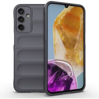 EIDERWOOD Samsung Galaxy M15 (5G) Fleksibelt Plastik Bagside Cover - Mørkegrå