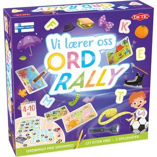 Vi lærer oss ord rally - NORSK.