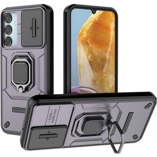 EIDERWOOD Samsung Galaxy M15 (5G) Håndværker Bagside Cover m. Magnetisk Kickstand & Cam Slider - Lilla