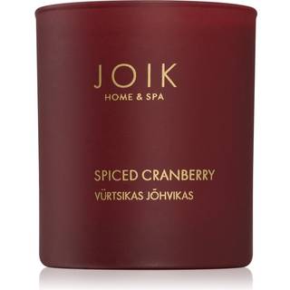 JOIK Home & Spa Scented Candle Spiced Cranberry Limited Edition Christmas Collection 150g