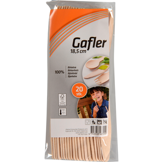 Consumer gaffel 18,5cm birketræ natur