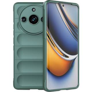 EIDERWOOD Realme 11 Pro+ 5G / 11 Pro 5G Fleksibelt Plastik Bagside Cover - Grøn