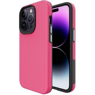 iPhone 15 Pro Plastik Håndværker Bagside Cover - Pink