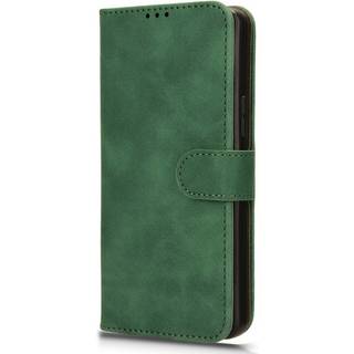 EIDERWOOD Asus Zenfone 11 Ultra Læder Flip Cover m. Pung & Ståfunktion - Grøn