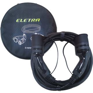 Eletra ladekabel T2-T2 1P 32A 5M 7,4 kw ➞ På lager - klar til levering