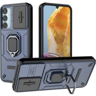 EIDERWOOD Samsung Galaxy M15 (5G) Håndværker Bagside Cover m. Magnetisk Kickstand & Cam Slider - Blå