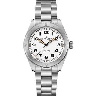 Hamilton Khaki Field Expedition Auto White Dial Stainless Steel Bracelet Men's Watch H70315110