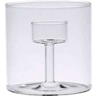 Lizette fyrfadsstage klart glas