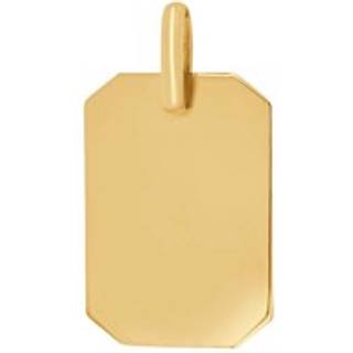 Siersbøl 8kt. vedhæng plade 11x16mm