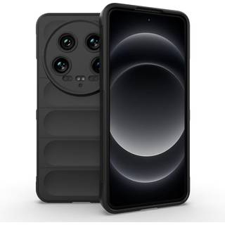 EIDERWOOD Xiaomi 14 Ultra Fleksibelt Plastik Bagside Cover - Sort