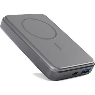 Epico Mag+ 20W Aluminium PowerBank 10.000mAh - MagSafe Kompatibel - Grå