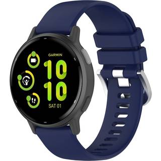 Garmin Vivoactive 5 Silikone Smartwatch Rem - Mørkeblå