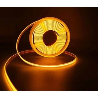 V-Tac Rav farve 10W/m COB-LED strip - 5m, IP67, 320 LED pr. meter, 24V, COB LED - Kulør : Gul