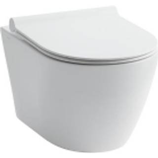 Lavabo Flow FL60 væghængt toilet - rimless - inkl. soft close sæde