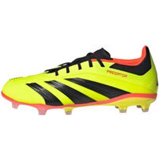 adidas Junior Predator Elite FG Fodboldstøvler Fast Ground Team Solar Gul 2/Core Sort/Solar Rød