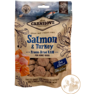 Carnilove Freeze-Dried Raw Snacks Salmon & Turkey 60 g