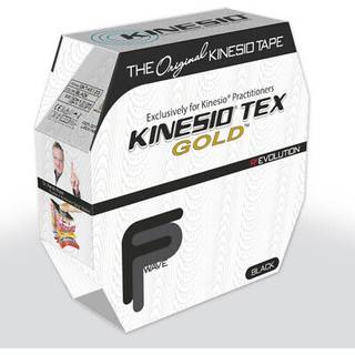 Kinesiotape® Tex Gold FP, 5cm x 31.5m, sort