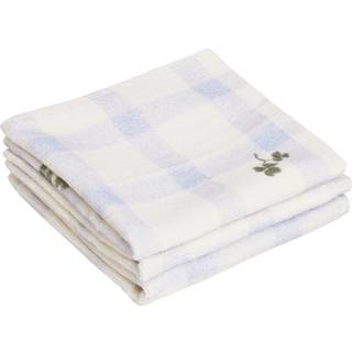 Garbo & Friends Washcloths 3-pack 30x30 Cm - Håndklæder & Badelagner Bomuld Gingham Sorrel Blue - GF626529-7900-475GL