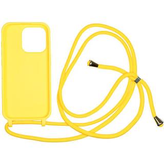 Mobile Origin Lanyard Case - yellow - iPhone 15 Pro