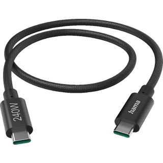 Hama Charging cable USB-C - USB-C, 240W, full-featured, USB 3.2 Gen2, 10Gbit/s 1,5 m