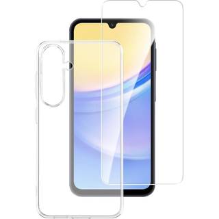 Samsung Galaxy A15 / A15 (5G) 4smarts Second Glass X-Pro 360° Protection Set (Cover + Hærdet Glas)