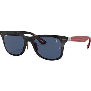 Ray - Ban Unisex RB8395M F05580 Solbriller Kulstof Sort Blå Firkantet Normal